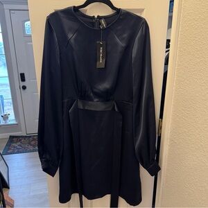 Long sleeved cocktail dress